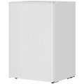 2.5 Cu.Ft Mini Fridge, Single Door Compact Refrigerator with Freezer, Adjustable Thermostat, Reversible Door, White