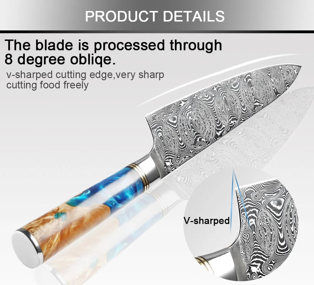 Pattern Kitchen Knife