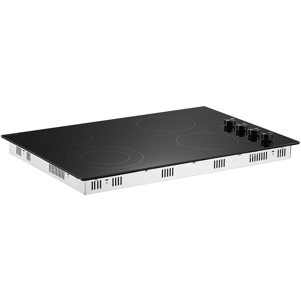 Built-in Electric Cooktop Radiant Ceramic Cooktop 4 Burners 30.3x20.5 Inch