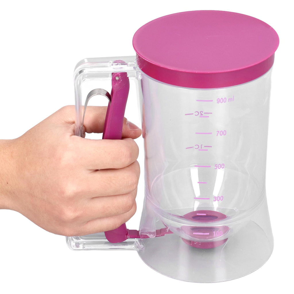 Pancake Dispenser PP Material BPA Free Trigger Handle Wide Opening Controllable Food Size Measurable Scale Pourer