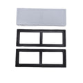 Sharpening Stone 400 1000 Grit Dual Sided Whetstone With Anti Slip Base White Corundum For Kitchen Grey And White