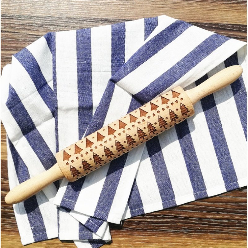 Rolling Pin Christmas Embossing