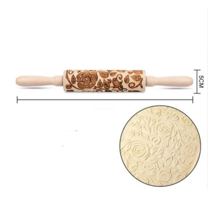 Rolling Pin Christmas Embossing