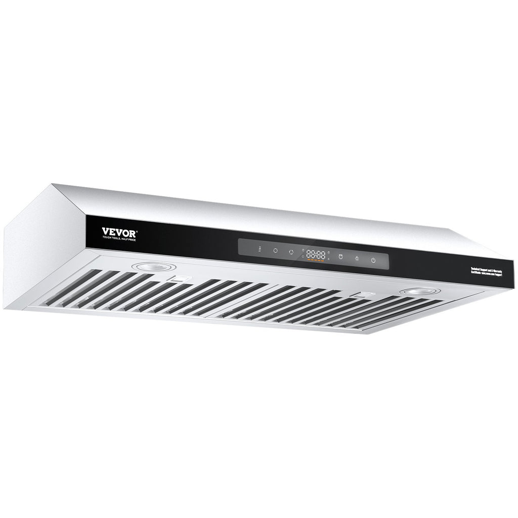 30' Under Cabinet Range Hood Vent Hood 900CFM Gesture & Touch Control