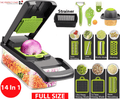 14-In-1 Vegetable Fruit Chopper Cutter Food Onion Veggie Dicer Slicer Kitchen