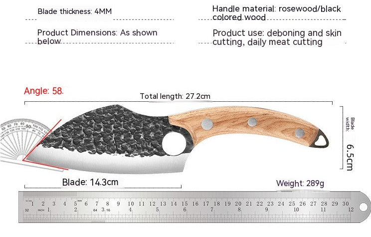 Forged High Carbon Steel Outdoor Bending Knife