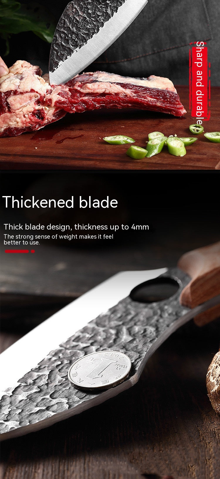 Forged High Carbon Steel Outdoor Bending Knife
