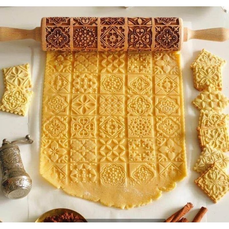Rolling Pin Christmas Embossing