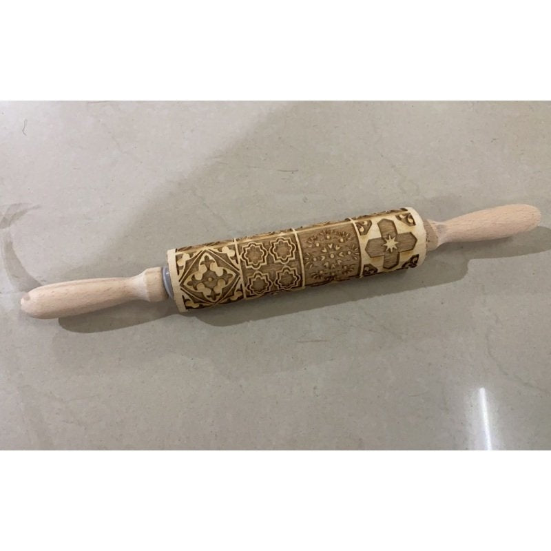Rolling Pin Christmas Embossing