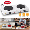 Cooking Electric Heating Plate, 2-burner Electric Stove, 2000 Watt Portable Electric Stove, Glass Stove, Easy To Clean, Suitable For RV&home&camp