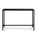 55' Outdoor Bar Table With Adjustable Feet, Rectangle Narrow Counter Height Table, Ideal Bar Height Table For Balcony Patio Garden Yard Poolside,