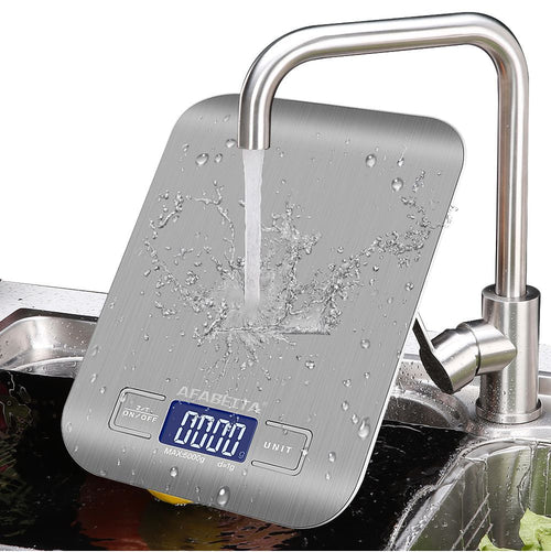 1pc 10KG/5KG Kitchen Scales Stainless Steel Weighing For Food Diet Postal Balance Measuring LCD Precision Electronic