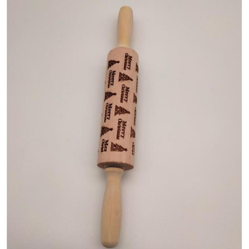 Rolling Pin Christmas Embossing
