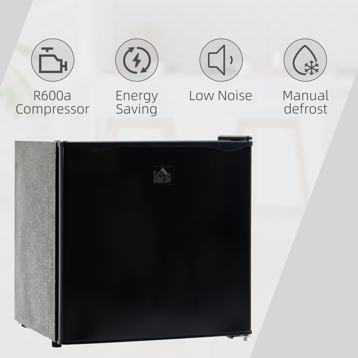 Mini Freezer Countertop, 1.1 Cu.Ft Compact Upright Freezer with Removable Shelves, Reversible Door for Home, Dorm, Apartment and Office, Black