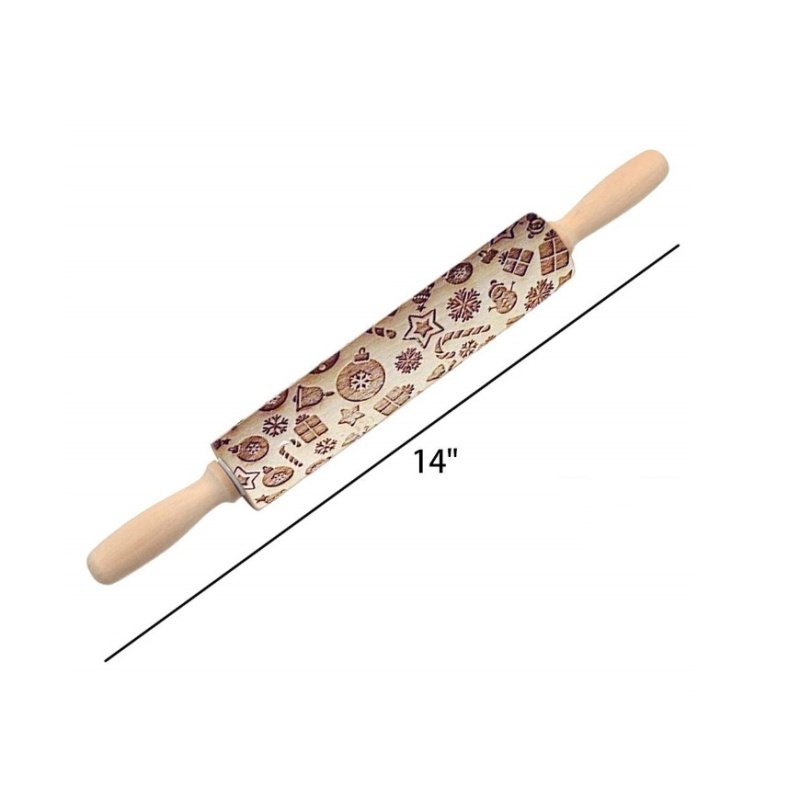 Rolling Pin Christmas Embossing