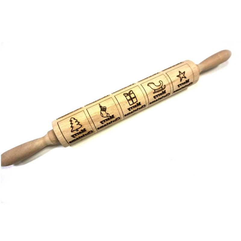 Rolling Pin Christmas Embossing