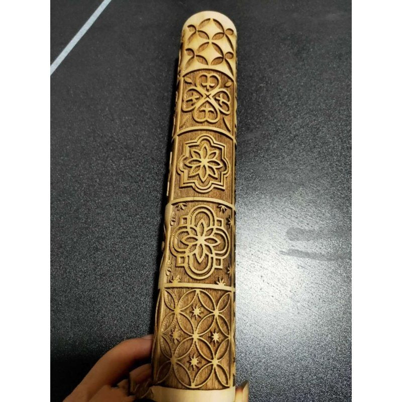 Rolling Pin Christmas Embossing