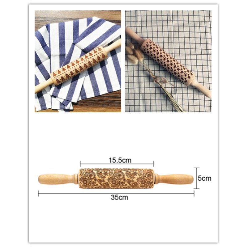 Rolling Pin Christmas Embossing