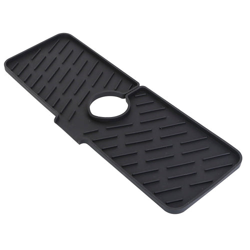 1Pc Silicone Faucet Mat Kitchen Sink Splash Guard Drain Mat Drying Pad Kitchen Mat Bathroom Drip Catcher