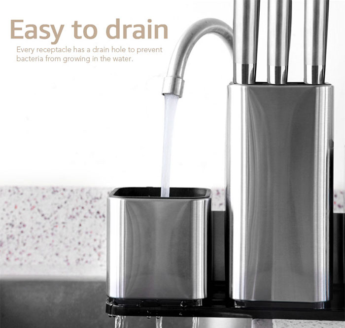 Creative Tool Holder Large Capacity Holder Multifunctional Kitchen Tool
