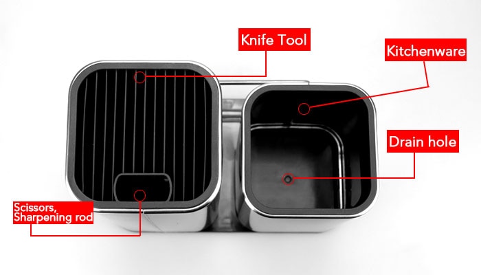 Creative Tool Holder Large Capacity Holder Multifunctional Kitchen Tool