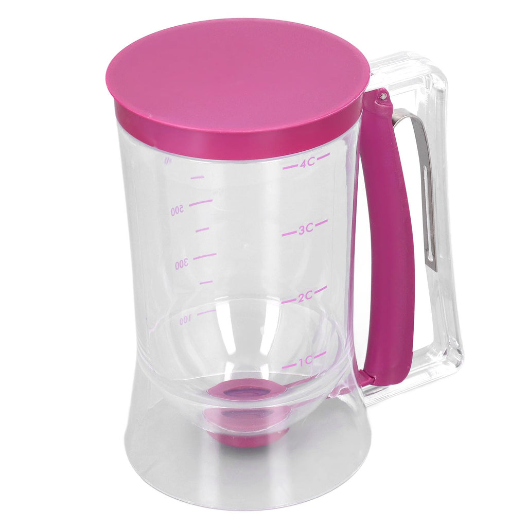 Pancake Dispenser PP Material BPA Free Trigger Handle Wide Opening Controllable Food Size Measurable Scale Pourer