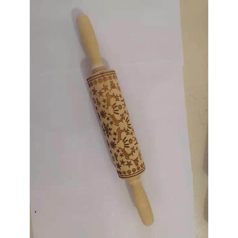Rolling Pin Christmas Embossing