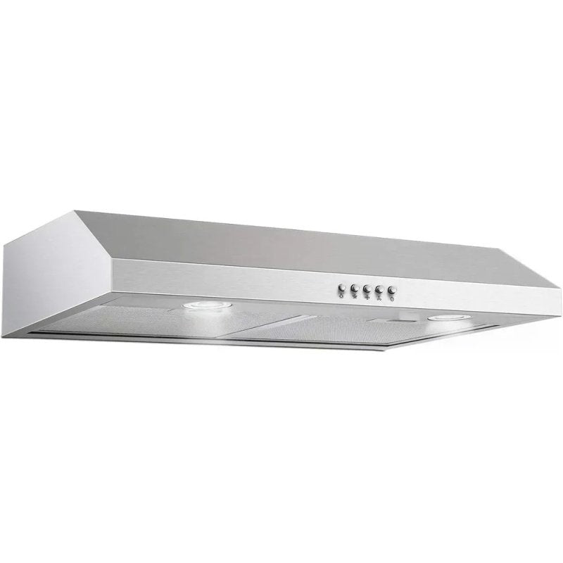30 Inch Kitchen Under Cabinet Range Hood 500 CFM Stainless Steel 3-Speed