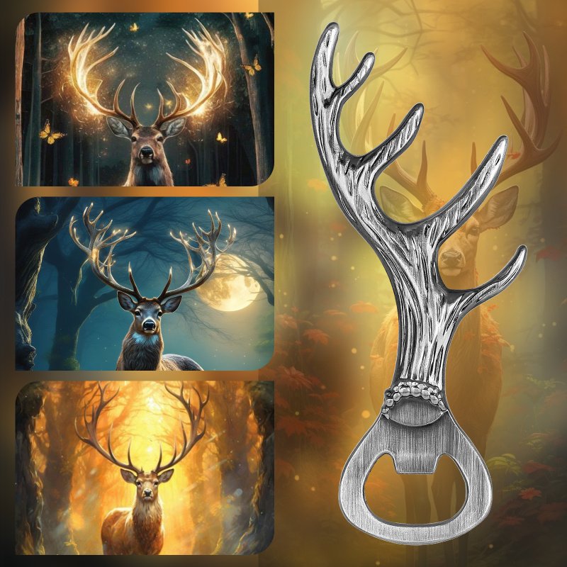 Deer Antler Bottle Opener Is A Small Tool Suitable For Various Parties And Gatherings Used To Open Beer, Wine, Juice, For Bars, Restaurants, Part