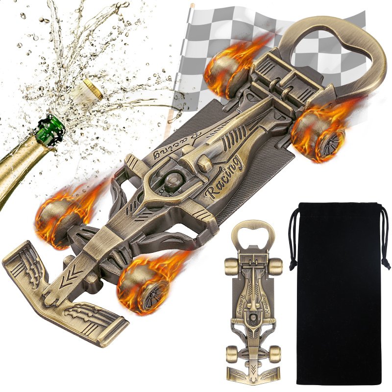 Exquisite Racing Bottle Opener,Meticulously Designed And Made Of Durable Materials, Perfect For Opening Bottles During Sports Events, Parties, Or