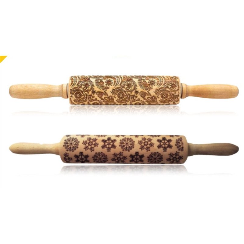 Rolling Pin Christmas Embossing