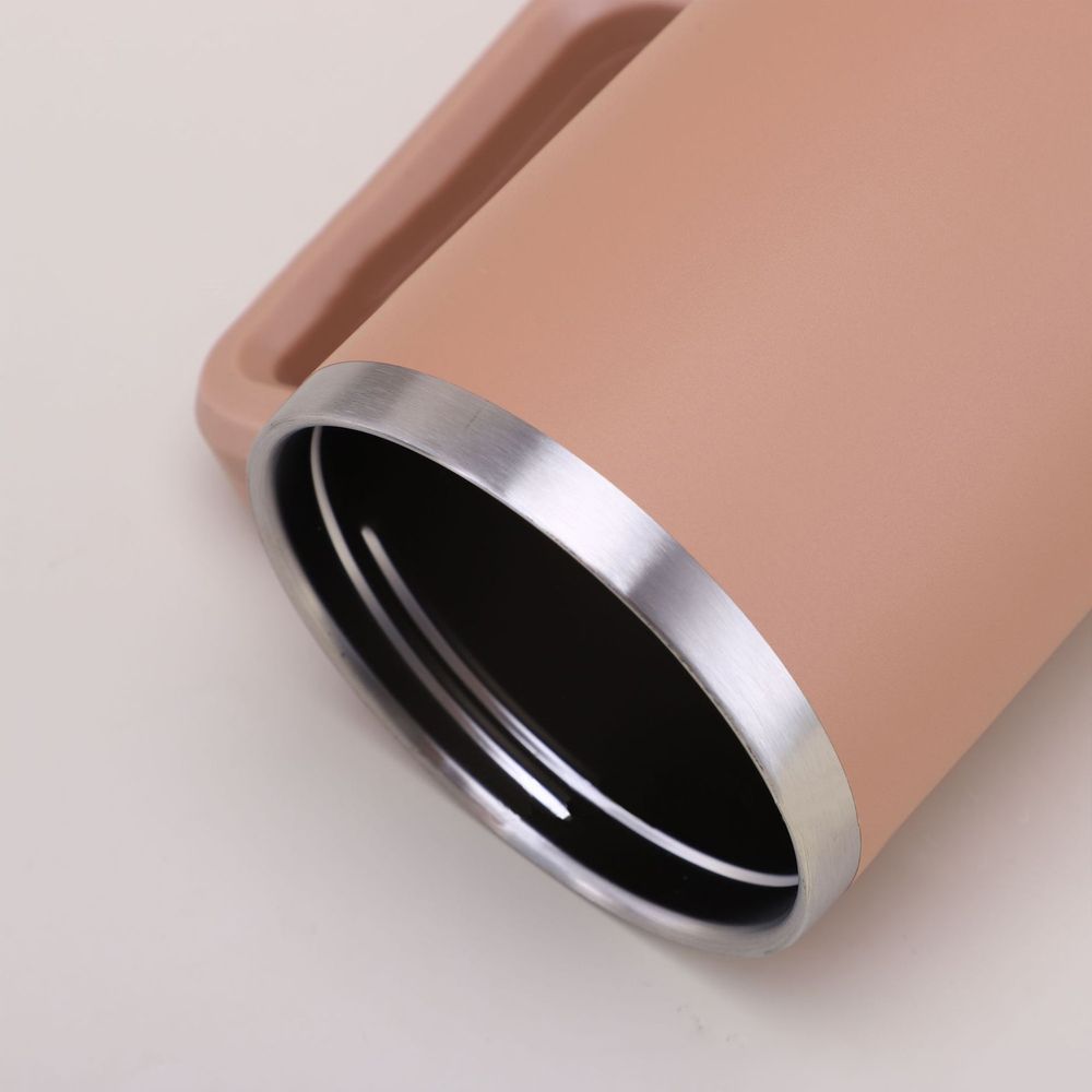 30OZ Straw Coffee Insulation Cup With Handle Portable Car Stainless Steel Water Bottle LargeCapacity Travel BPA Free Thermal Mug