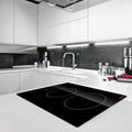 Built In Electric Stove Top, 20 X 11.6 Inch 2 Burners, 110V Glass Radiant Cooktop With Sensor Touch Control, Timer & Child Lock Included, 9 Power