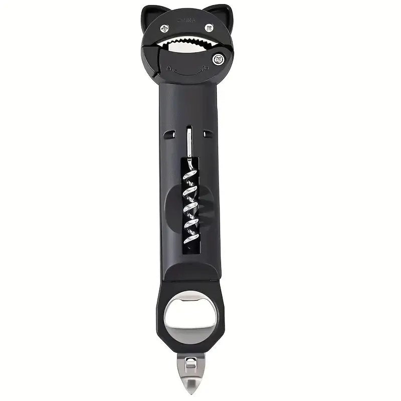 4-in-1 And 5-in-1 Can Openers And Bottle Openers, Suitable For Seniors With Arthritis And Hand Weakness, Multifunctional Retractable Magnetic Can