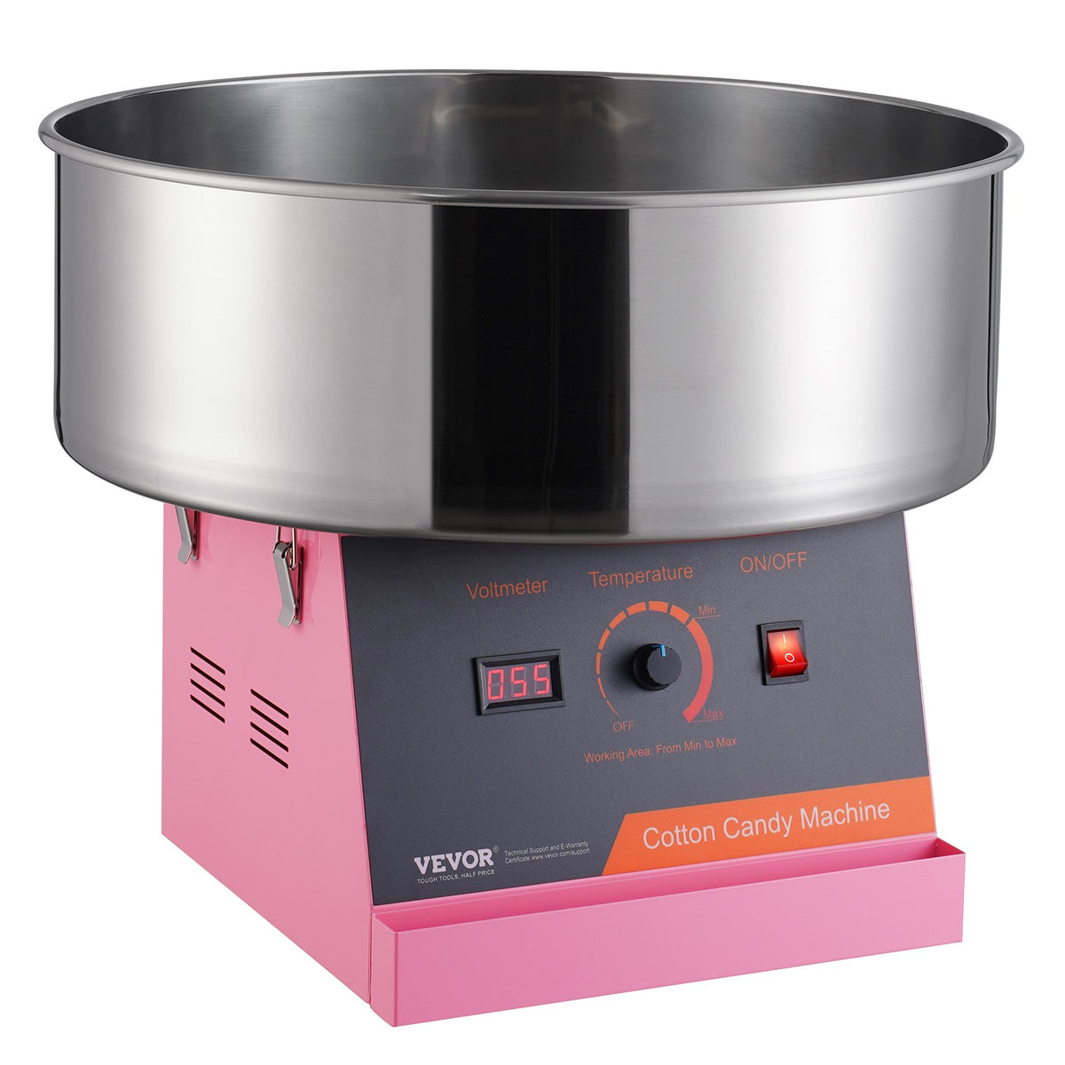 Electric Cotton Candy Machine, 1000W Candy Floss Maker, Commercial Cotton Candy Machine With Stainless Steel Bowl, And Sugar Scoop, Perfect For H