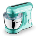 5L & 4.5L Dual  Bowls Stand Mixer, 10 Speed Tilt-Head Food Mixer With Electronic Timer, Dough Mixer With Dishwasher Safe Stainless Steel Bowls, D