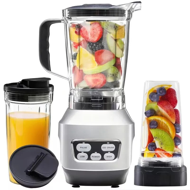 Moothie Blender, Countertop Blenders For Kitchen With 23 34 60oz BPA-Free Portable Cups, Professional Smoothie Maker With Four Programs For Shake