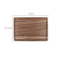 Black Walnut Wood Cutting Board Creative Whole Tray Fruit Chopping Cutting Board Wood Chopping Blocks For Kitchen