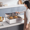 Commercial Electric Deep Fryer Countertop Deep Fryer 3000W 18Qt / 17L
