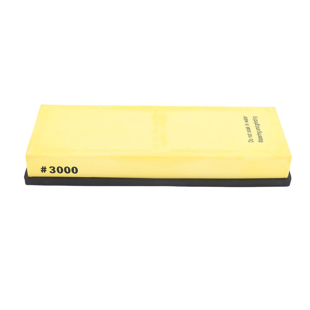 Sharpening Stone Yellow 3000 Grit Professional Whetstone With Anti Slip Base For Kitchen Cutters Scissors