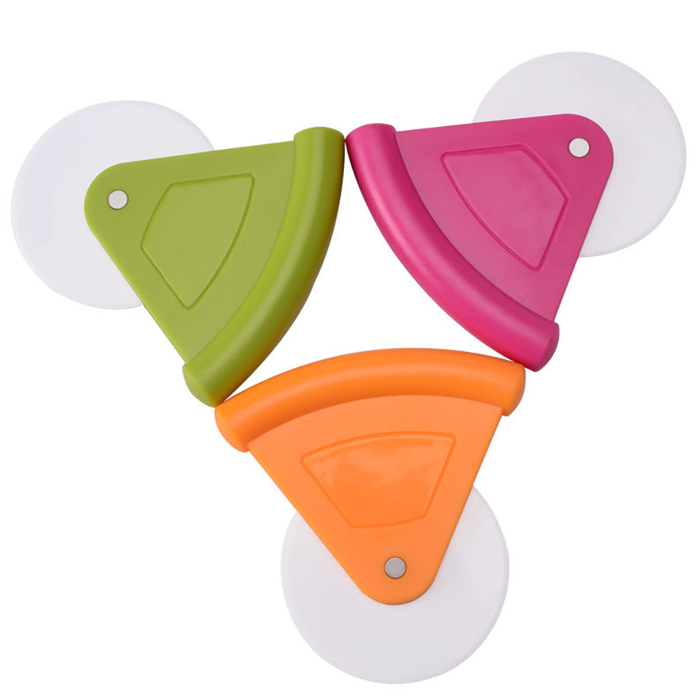 Plastic Pizza Wheels Cutter Pizza Slicing Tool Cake Bread Cutting Tools Baking Tools Bakeware