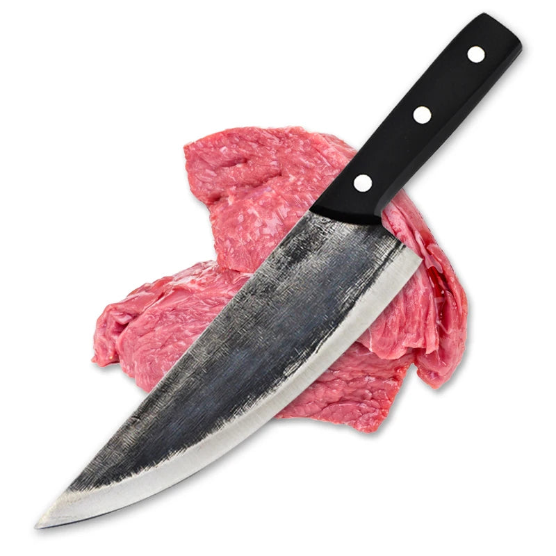 Hand Forged Kitchen Knife Meat Fish Fruit Vegetable Chef