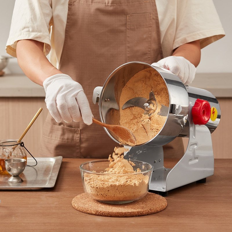 1000g Commercial Spice Grinder Electric Grain Mill Grinder High Speed
