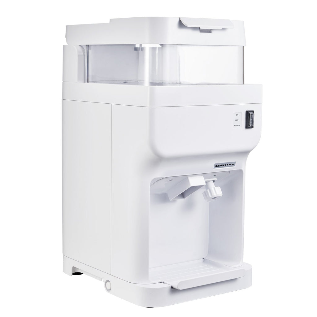 Commercial Ice Shaver 220LBS/H Electric Ice Crusher Snow Cone Maker White