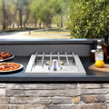 Single Grilling Side Burner For Outdoor 17,000BTU Propane & Natural Gas