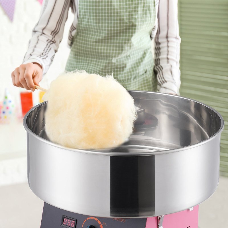 Electric Cotton Candy Machine, 1000W Candy Floss Maker, Commercial Cotton Candy Machine With Stainless Steel Bowl, And Sugar Scoop, Perfect For H