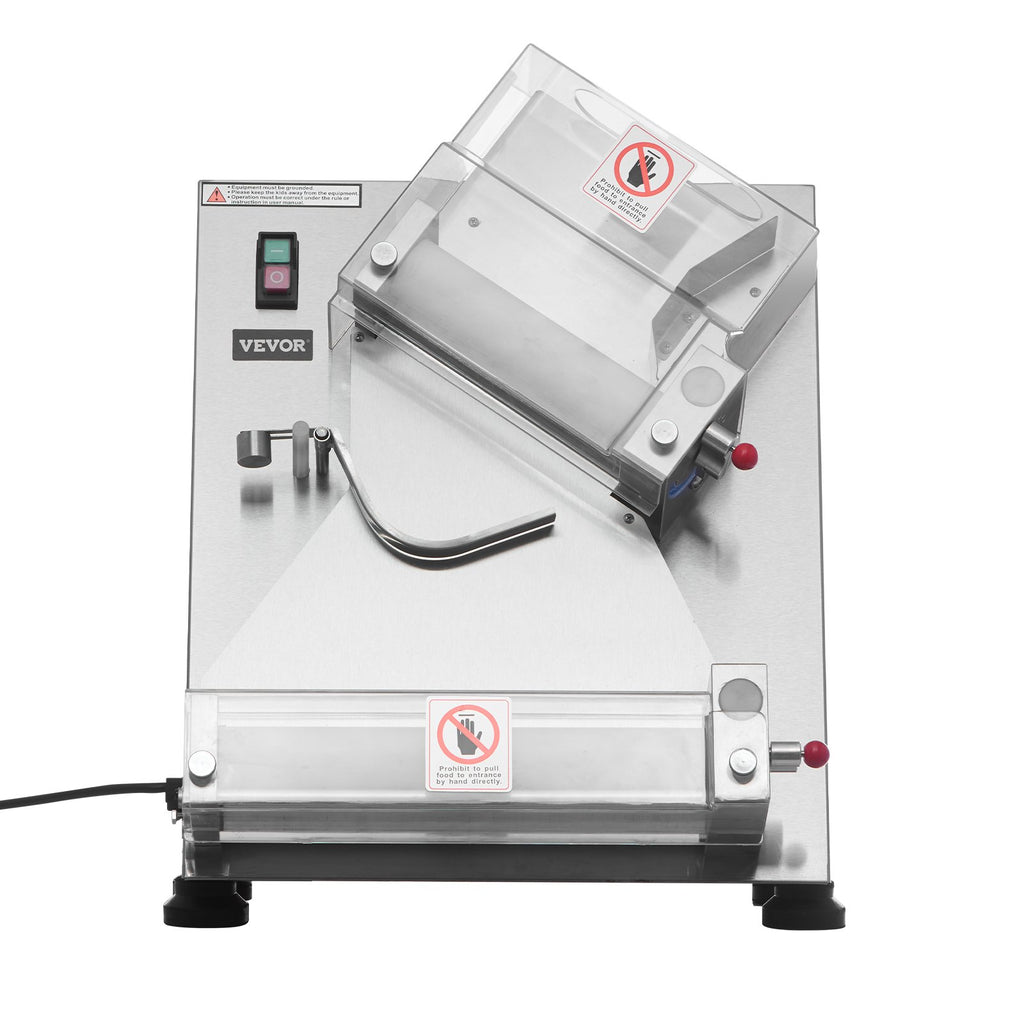 14 Inch Pizza Dough Roller Sheeter Automatic Commercial Pizza Dough Press 370W