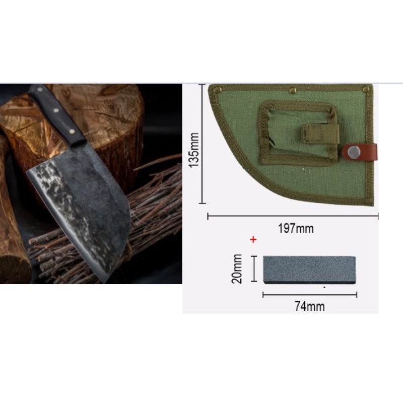 Stainless Steel Meat Cleaver Chef's Knife Cleaver