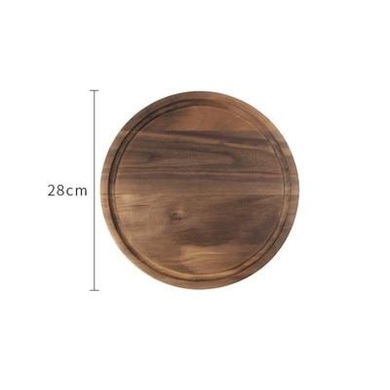 Black Walnut Wood Cutting Board Creative Whole Tray Fruit Chopping Cutting Board Wood Chopping Blocks For Kitchen