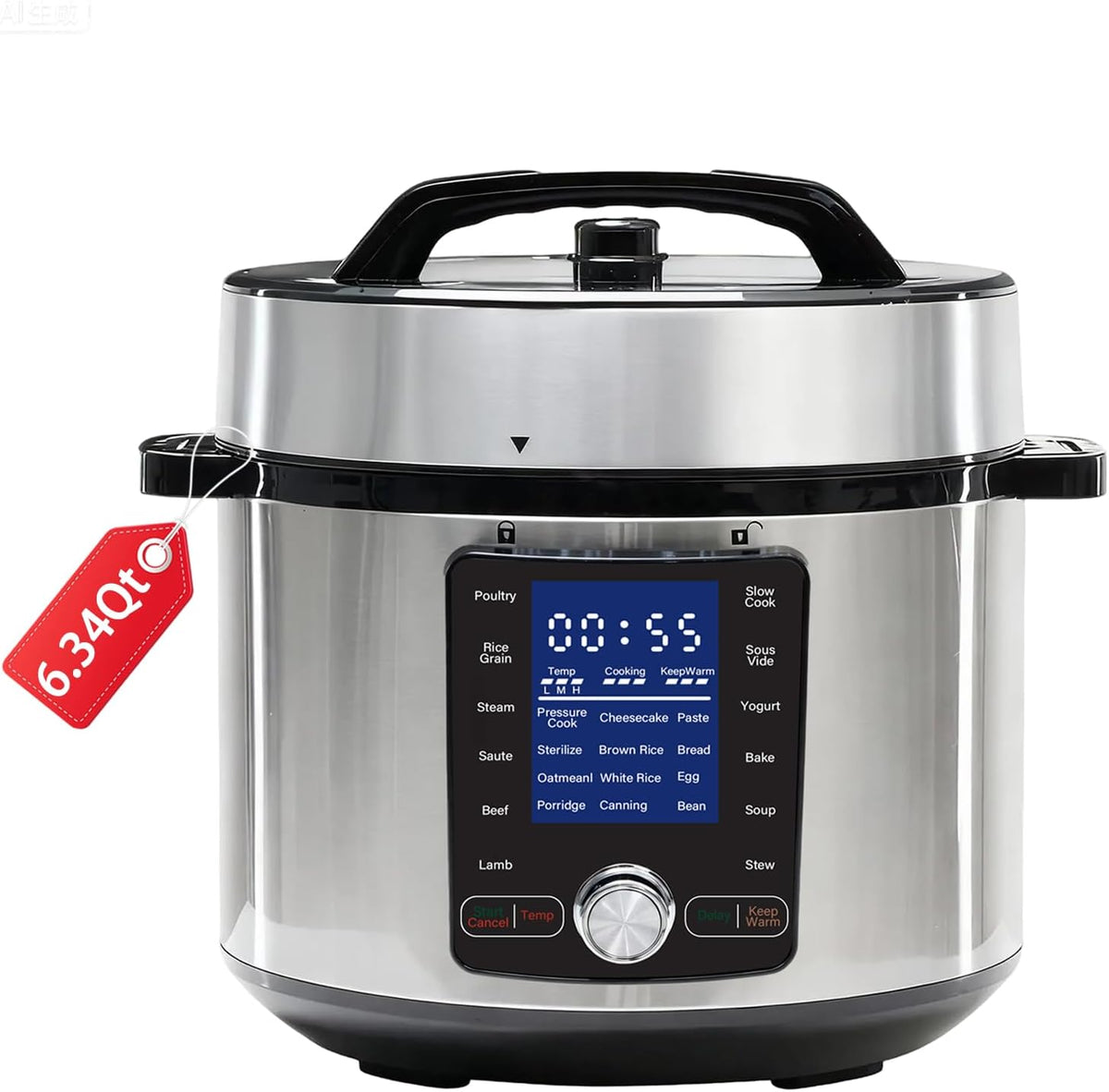 Electric Pressure Cooker, Stainless Steel Pot, Electric Pressure Multi-functional Pot, Cooking Pot